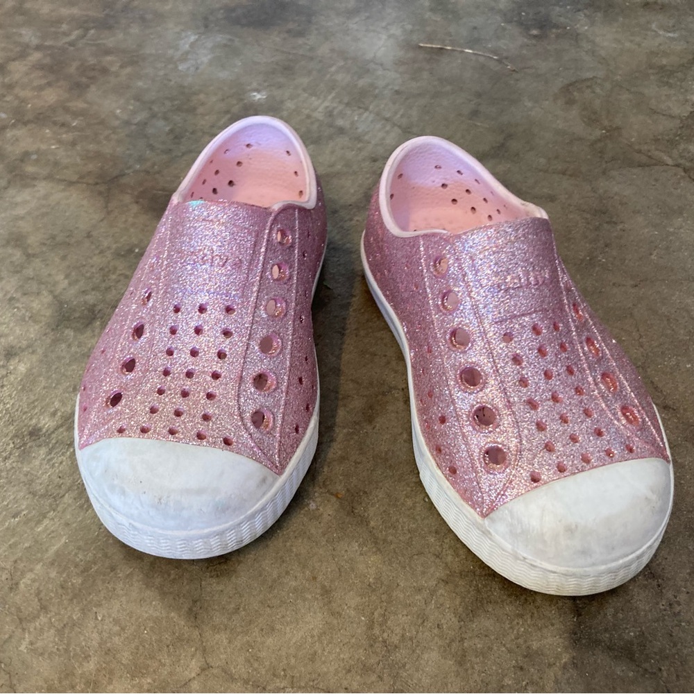 Native Rose Gold Sparkle Shoes